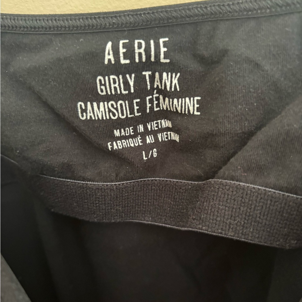 aerie Black Spaghetti Strap Camisole - Picture 2 of 3